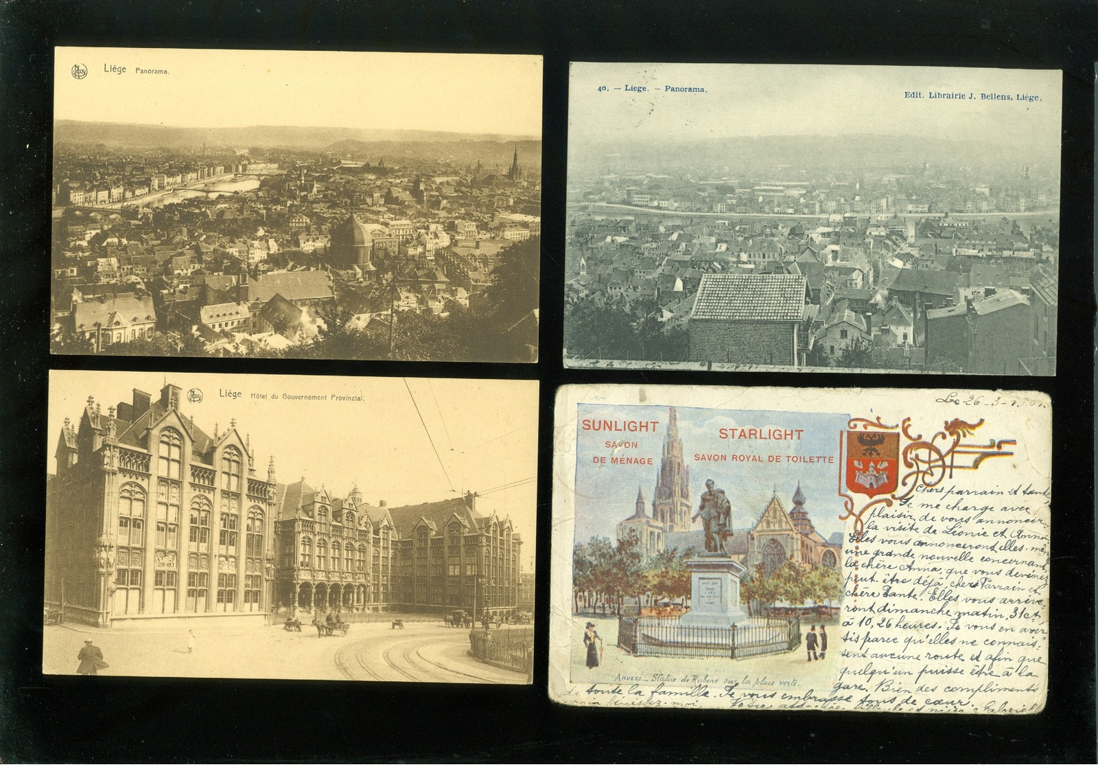 Lot de 60 cartes postales de Belgique  Liège      Lot van 60 postkaarten van België  Luik - 60 scans