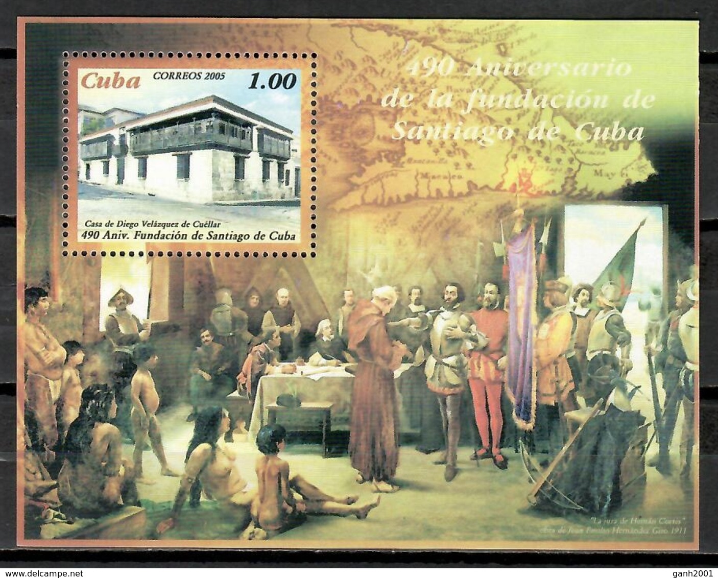 Cuba 2005 / 490 Years Santiago De Cuba Founding MNH 490 Aniversario Fundación / Cu11106  C1 - Neufs