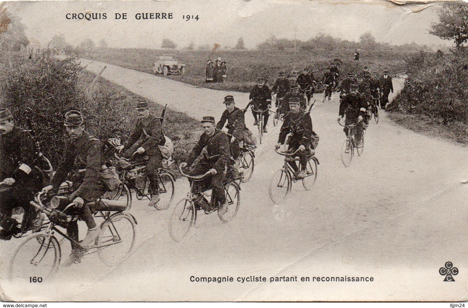 -Compagnie Cycliste Partant En Reconnaissance - - Weltkrieg 1914-18