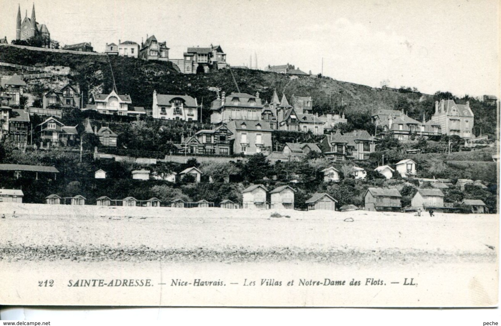 N°67816 -cpa Sainte Adresse -Nice Havrais--les Villas Et Notre Dame Des Flots- - Sainte Adresse