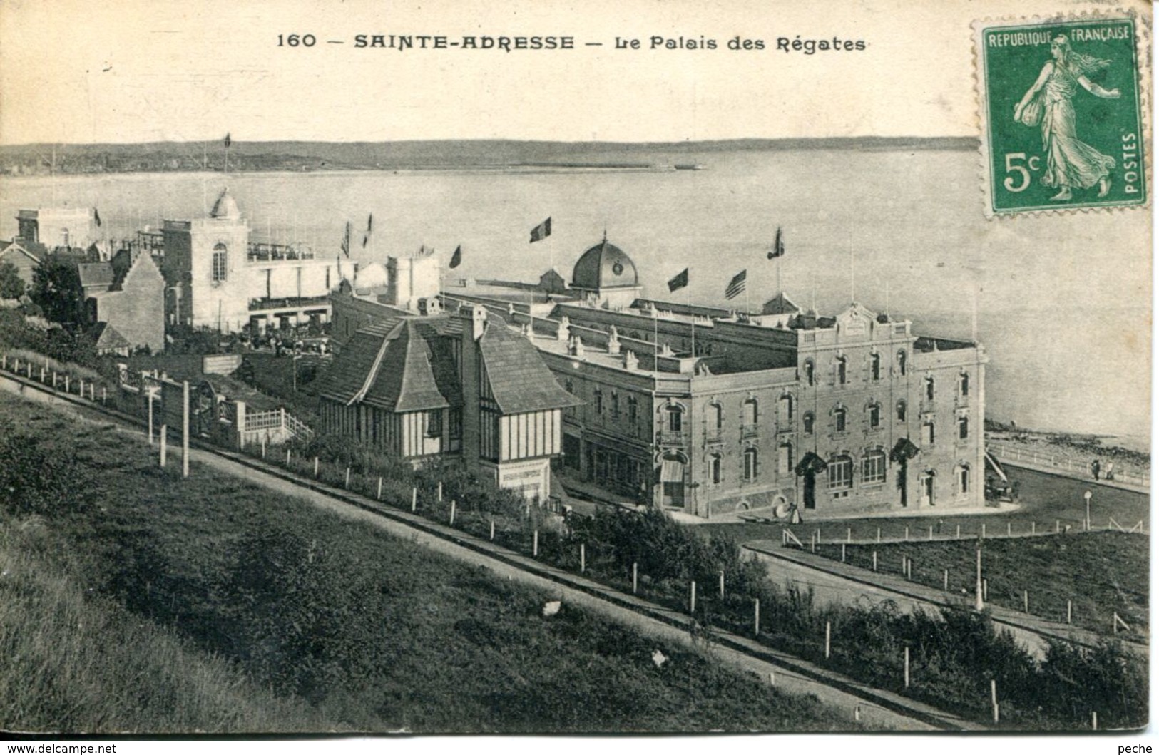 N°67818 -cpa Sainte Adresse -le Palais Des Régates- - Sainte Adresse