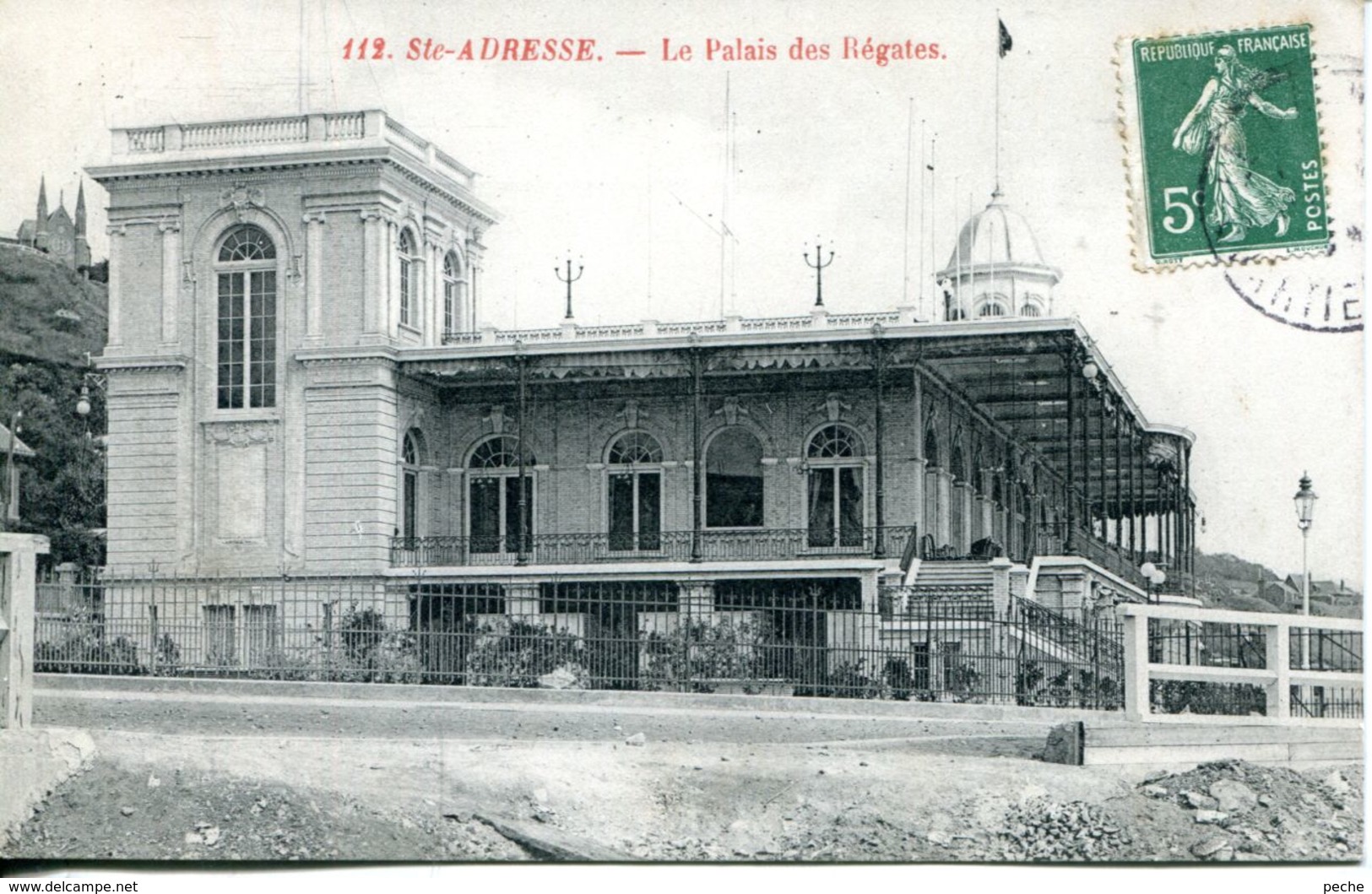 N°67821 -cpa Sainte Adresse -le Palais Des Régates- - Sainte Adresse