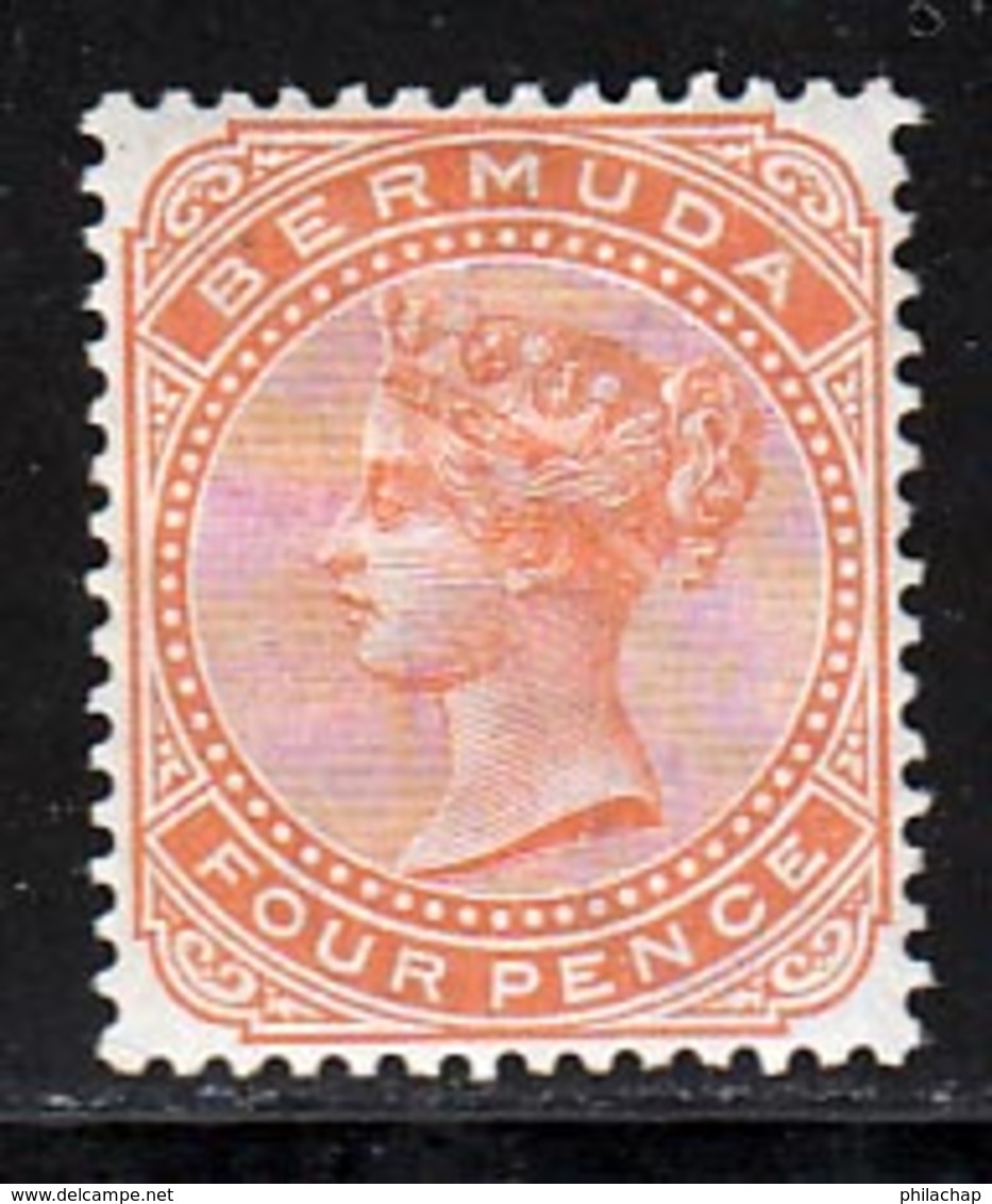 Bermudes 1880 Yvert 16 * TB Charniere(s) - Bermuda