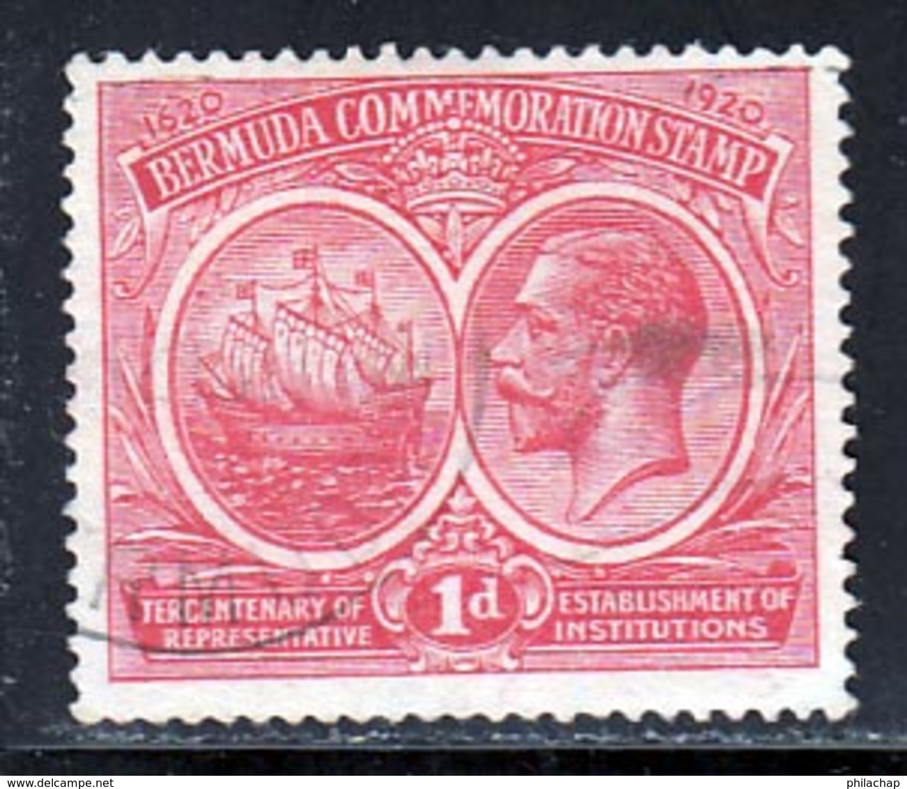 Bermudes 1921 Yvert 55 (o) B Oblitere(s) - Bermudes