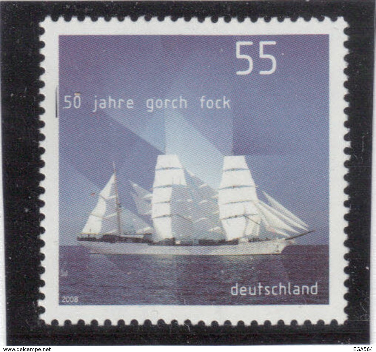 V17 - ALLEMAGNE 2510** MNH De 2008 - GRAND VOILIER - " GORCH FOCK " - Neufs