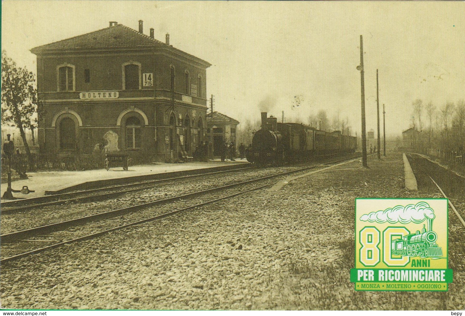 STAZIONE. Molteno. 105a - Stazioni Con Treni