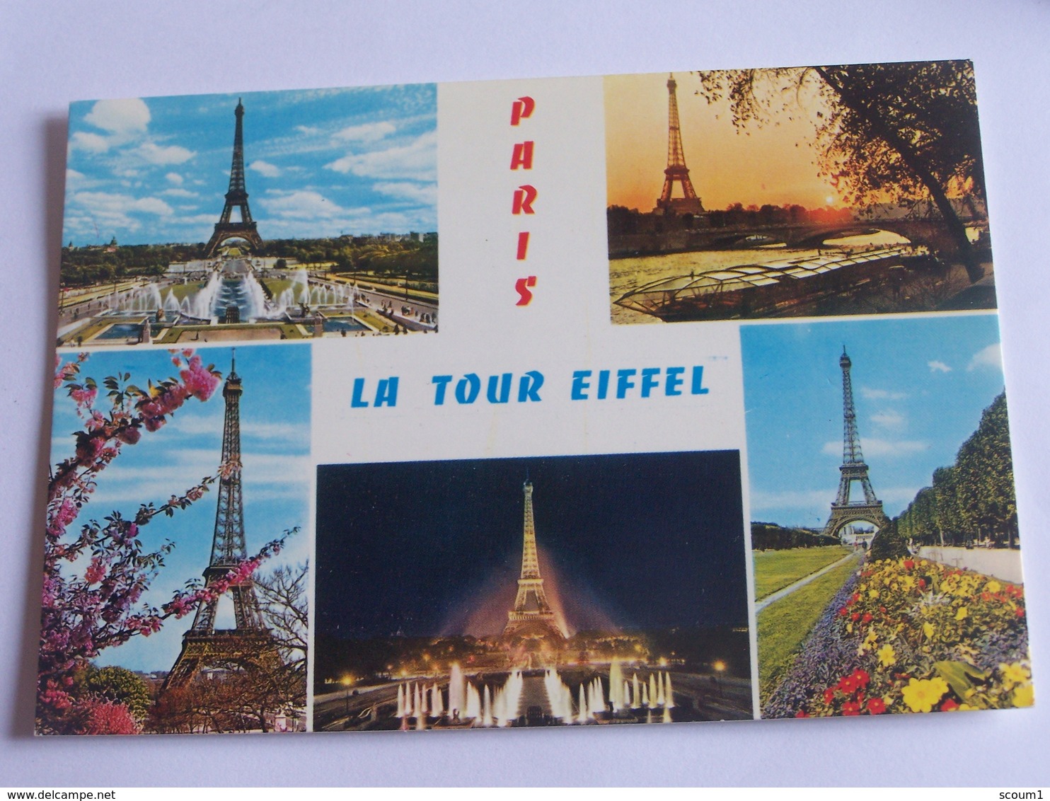 lot A de 36 cartes de la TOUR EIFFEL  toutes scanees