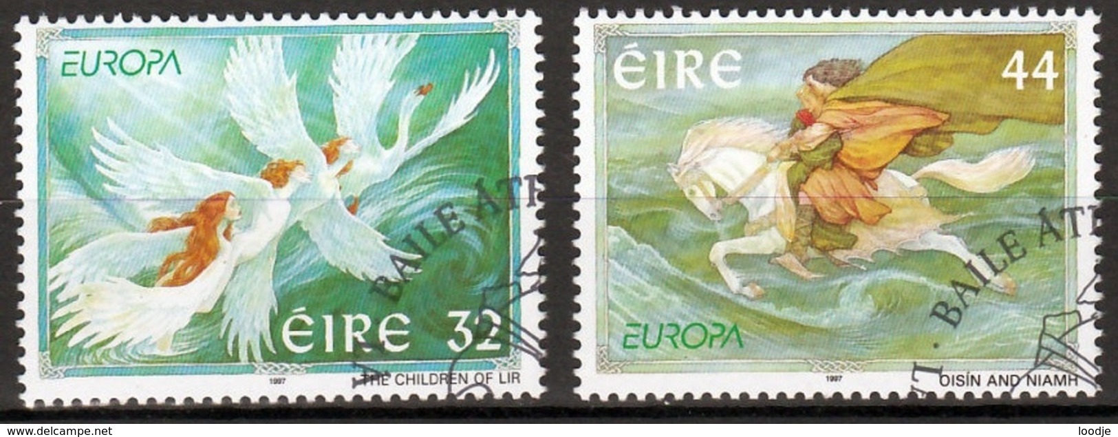 Ierland Mi 1000,1001 Europa Cept 1997 Gestempeld  Fine Used - 1997