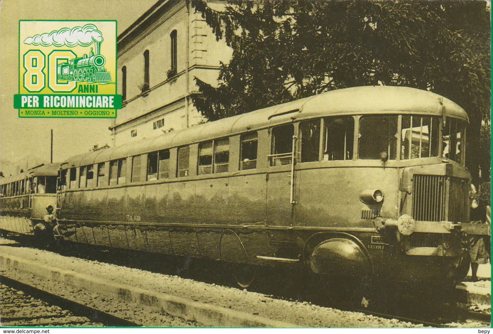 STAZIONE. VILLA RAVERIO. 106a - Stazioni Con Treni