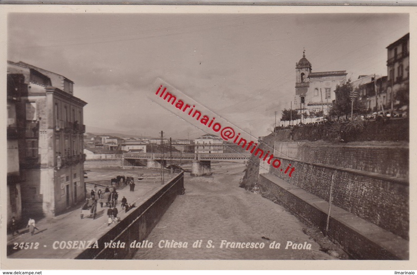 ** COSENZA.-VISTA DALLA CHIESA DI S. FRANCESCO DA PAOLA.-** - Cosenza