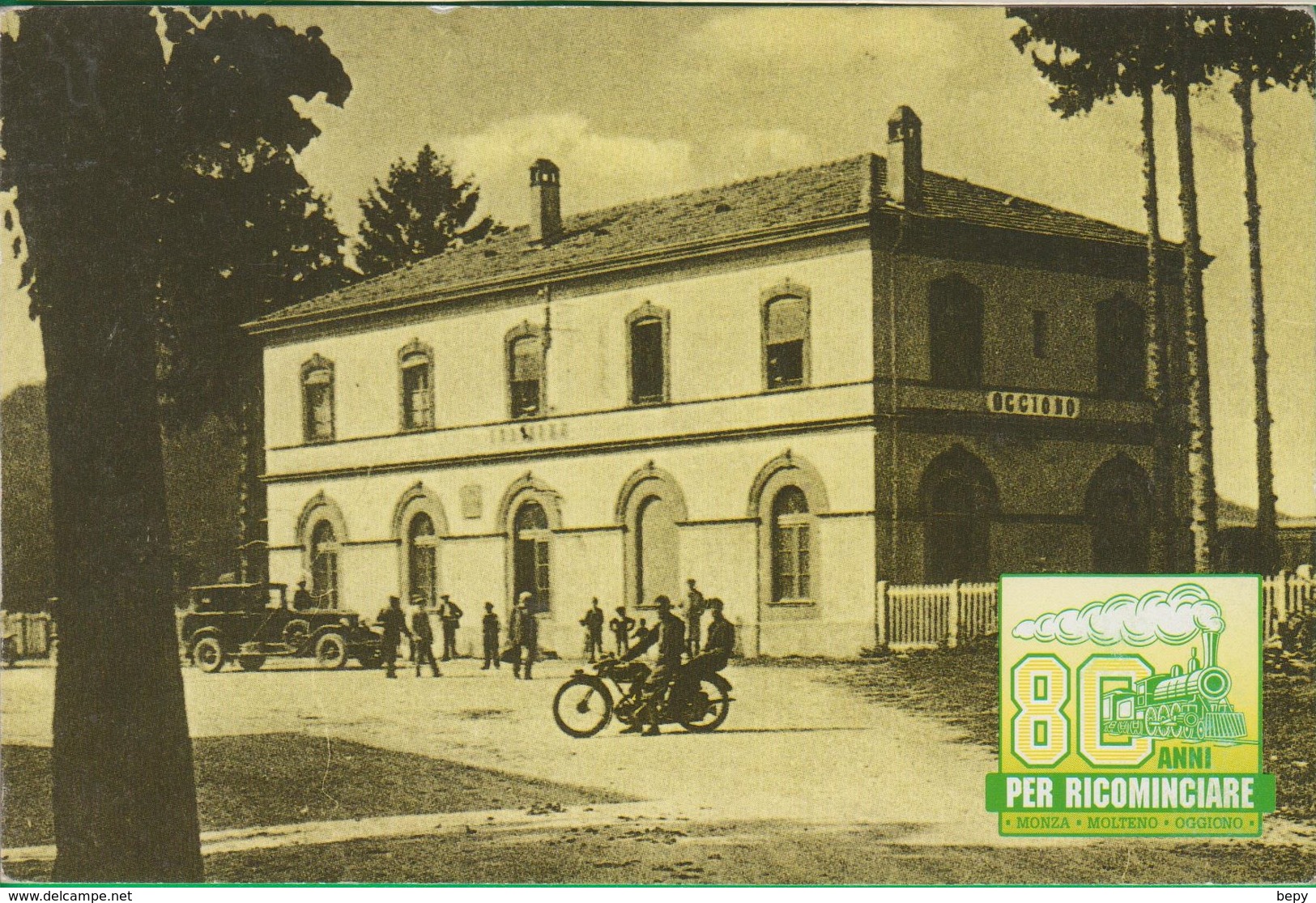 STAZIONE. OGGIONO. 108a - Gares - Avec Trains