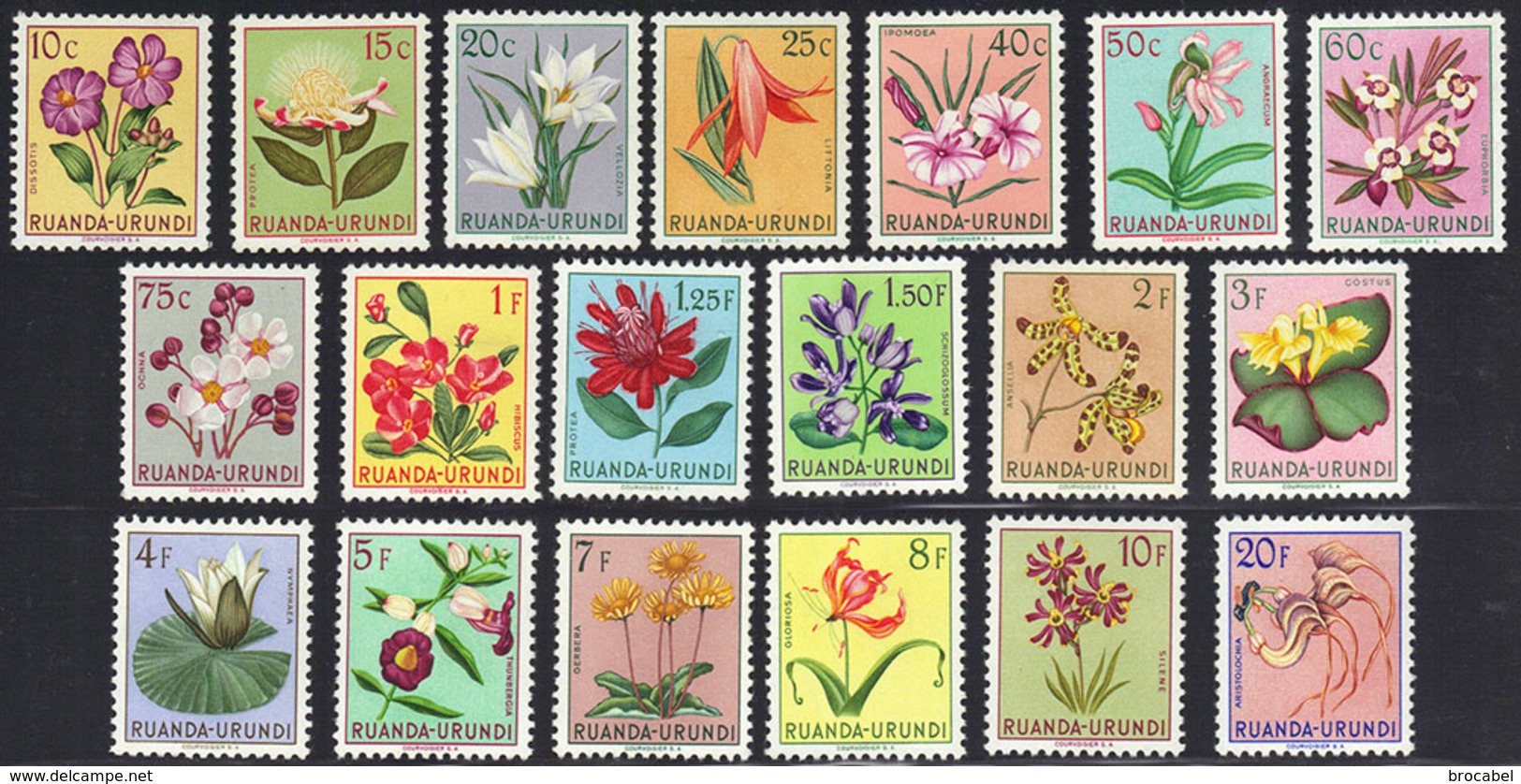 Ruanda 0177/95* Blomen/Fleurs -H- - Nuovi