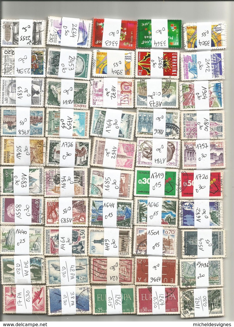 France 97 Bottes De 25 Timbres - Lots & Kiloware (min. 1000 Stück)