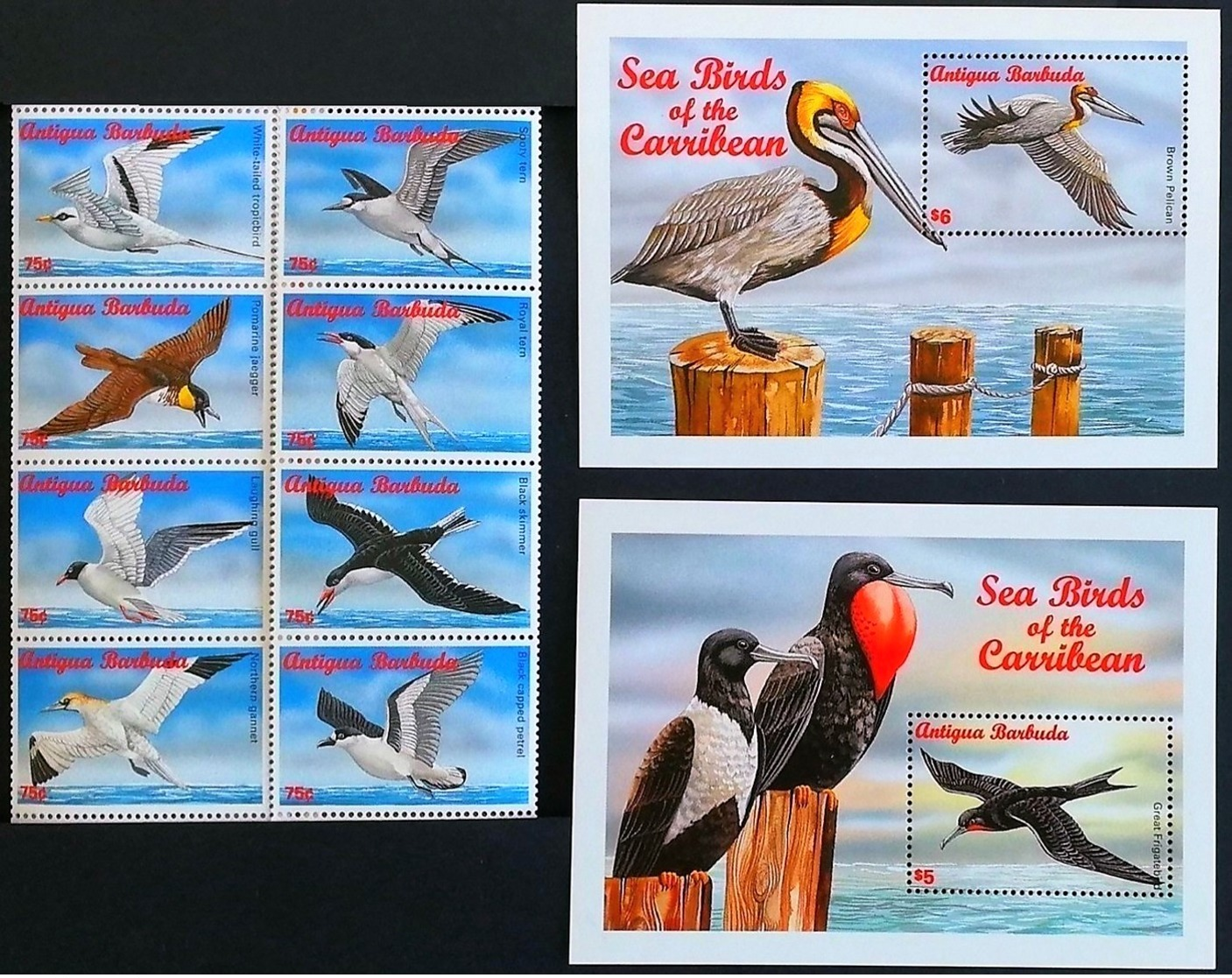 # Antigua & Barbuda 1995** Mi.2378-87 Sea Birds , MNH [4;12/59/71,6;20] - Autres & Non Classés