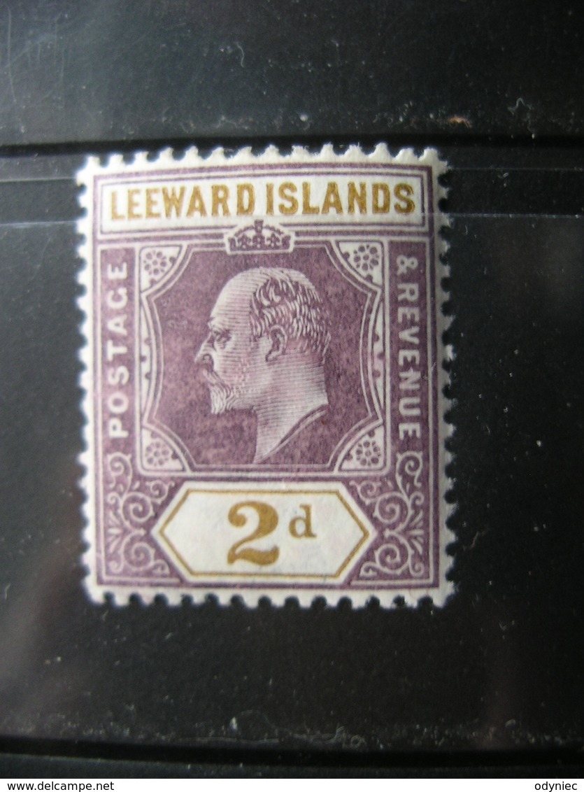 Leeward Islands King Edward VII 1902 MH - Leeward  Islands