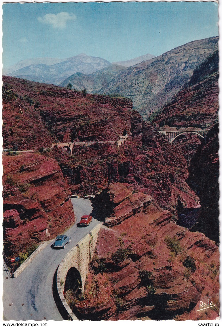 Gorges De Daluis: CITROËN 2CV, SIMCA ARONDE - Route Des Grandes-Alpes - PKW