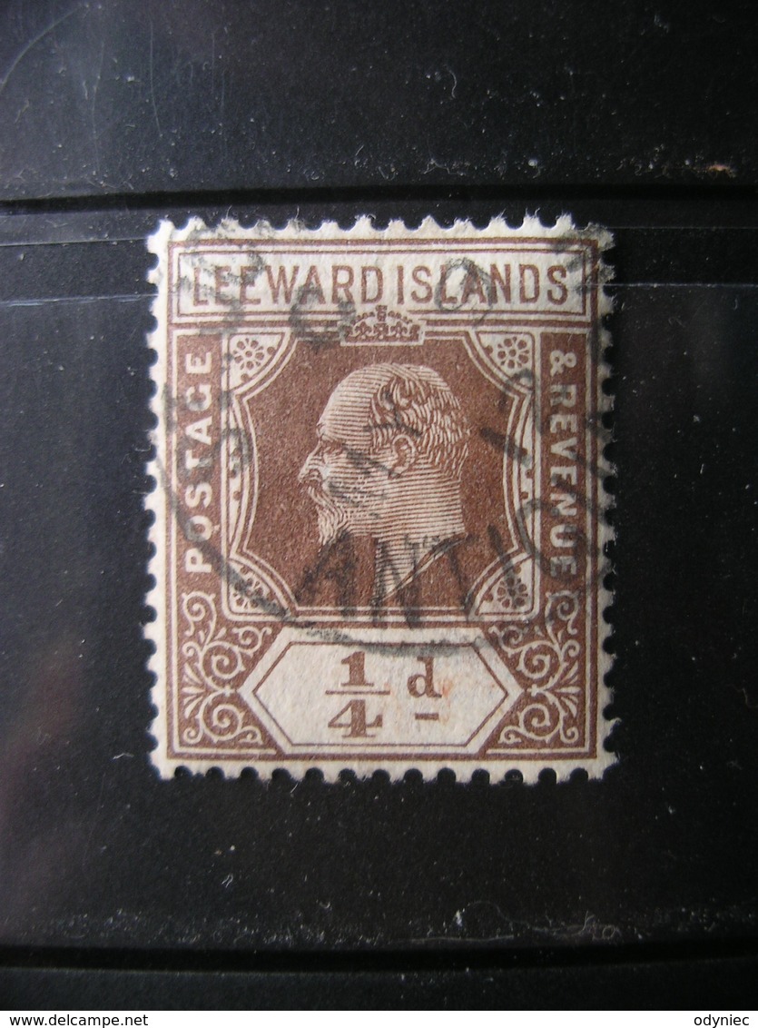 Leeward Islands King Edward VII 1909 Used - Leeward  Islands