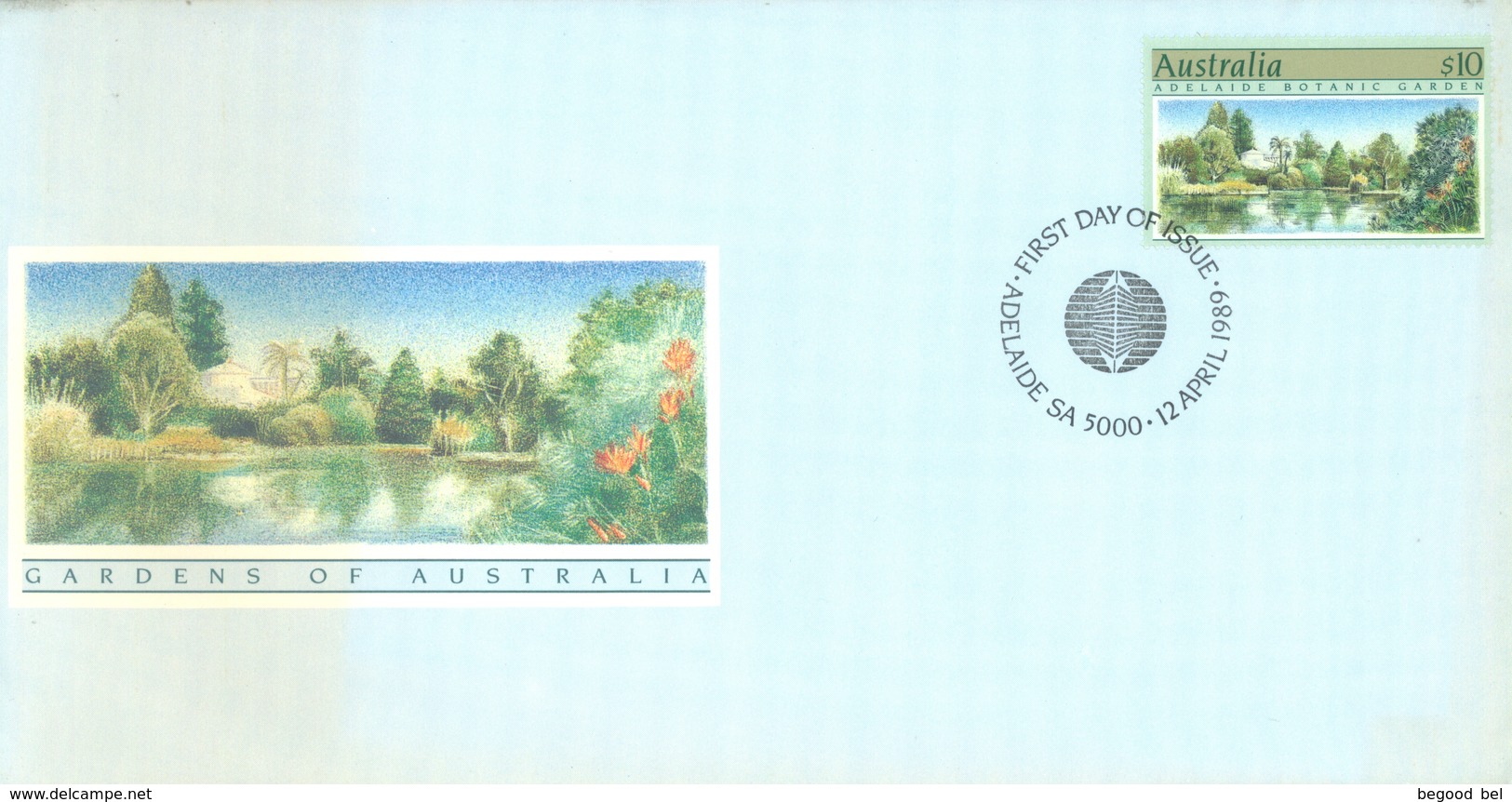 AUSTRALIA  - FDC - 12.4.1989 - GARDEN - Yv 1111 - Lot 18655 - Premiers Jours (FDC)