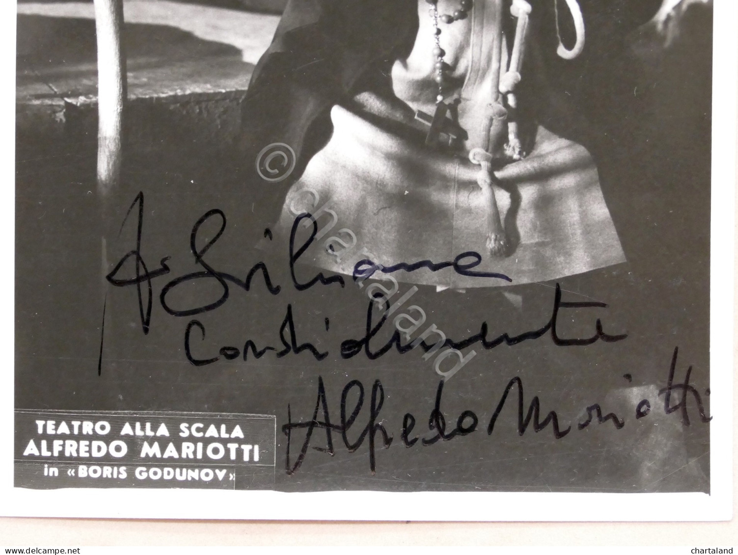 Musica Lirica - Autografo Del Basso Italiano Alfredo Mariotti - Anni ’70 - Altri & Non Classificati