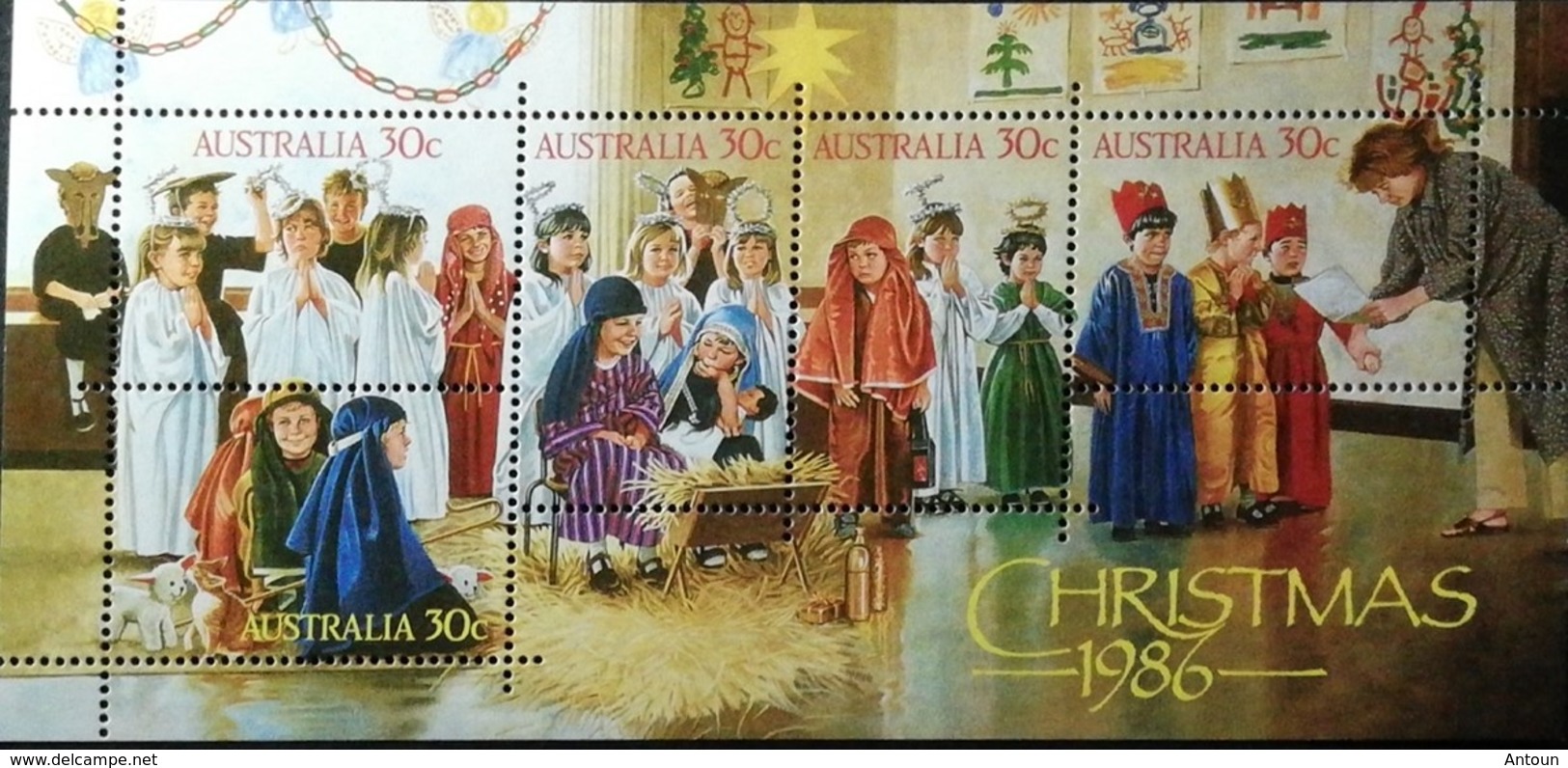 Australia  1986 Christmas S/S - Mint Stamps