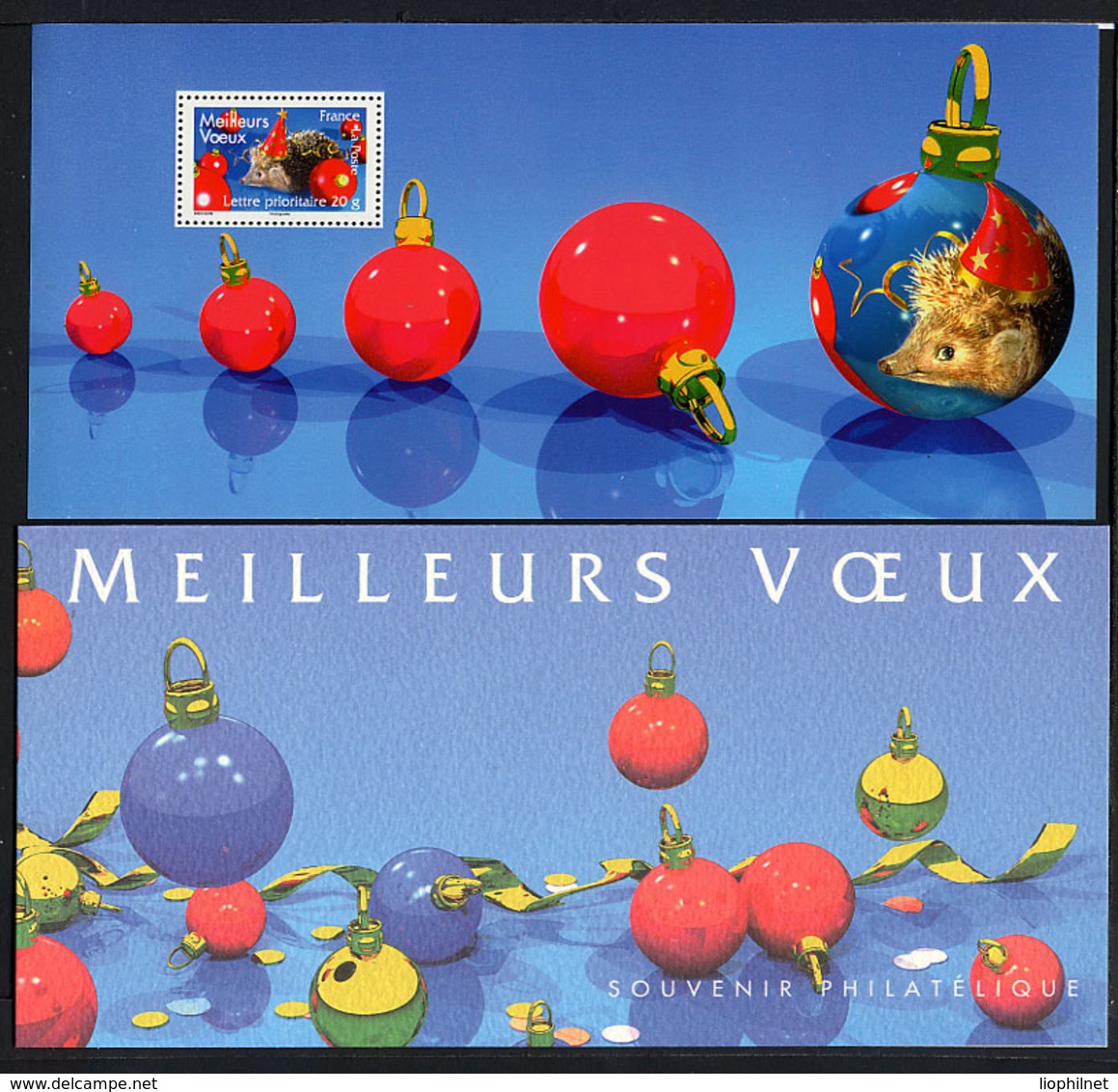 FRANCE 2007, Meilleurs Voeux (hérisson),  1 Bloc Souvenir Dans Son Emballage, Neuf / Mint - Nouvel An