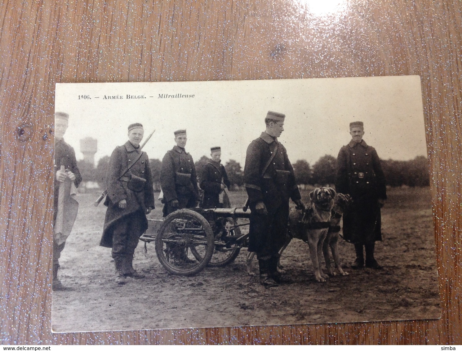 Armée Belge Mitrailleuse - Guerra 1914-18