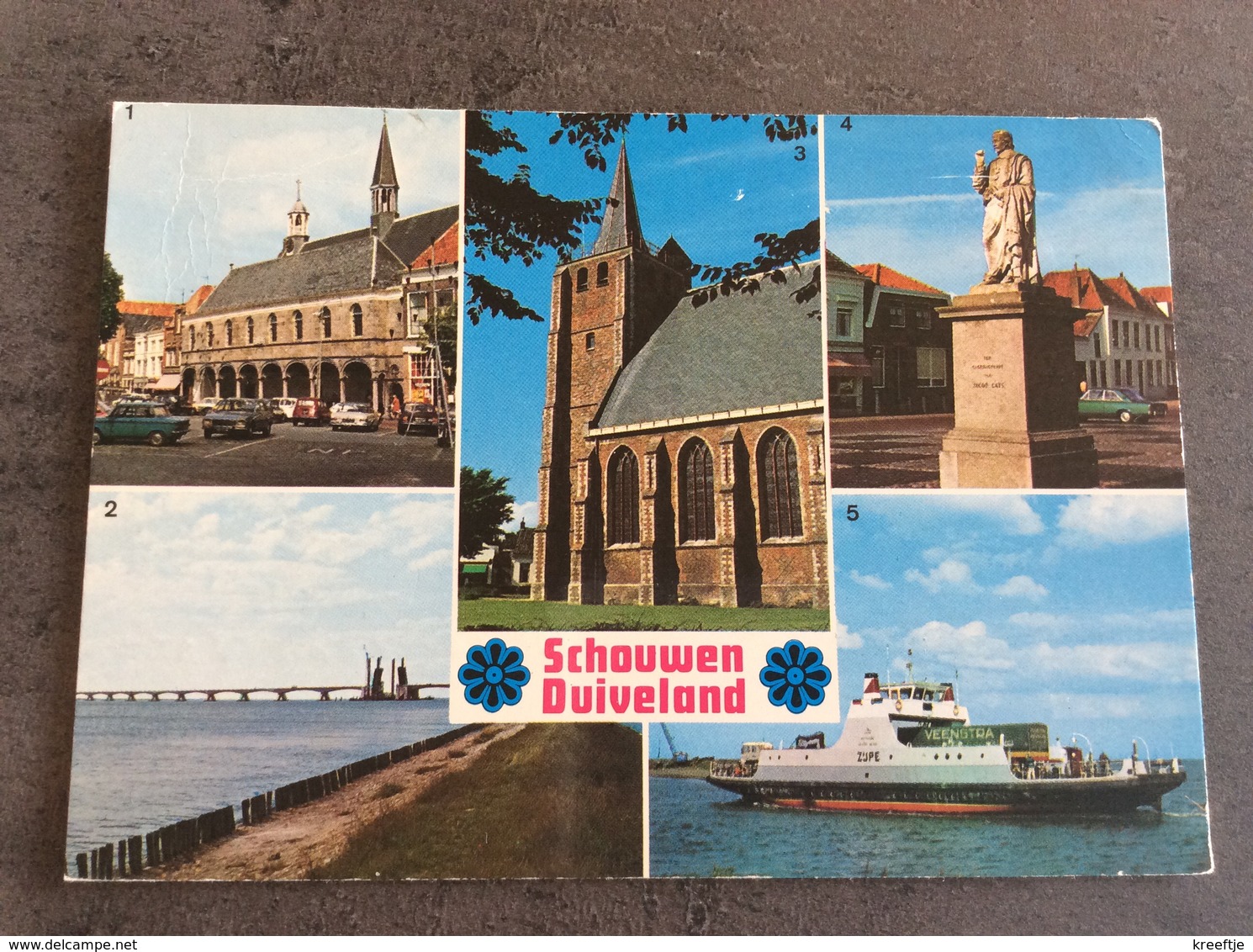 Nederland. Pays-Bas. Holland. Schouwen-Duiveland ( Auto Boot Brug Kerk ) - Renesse