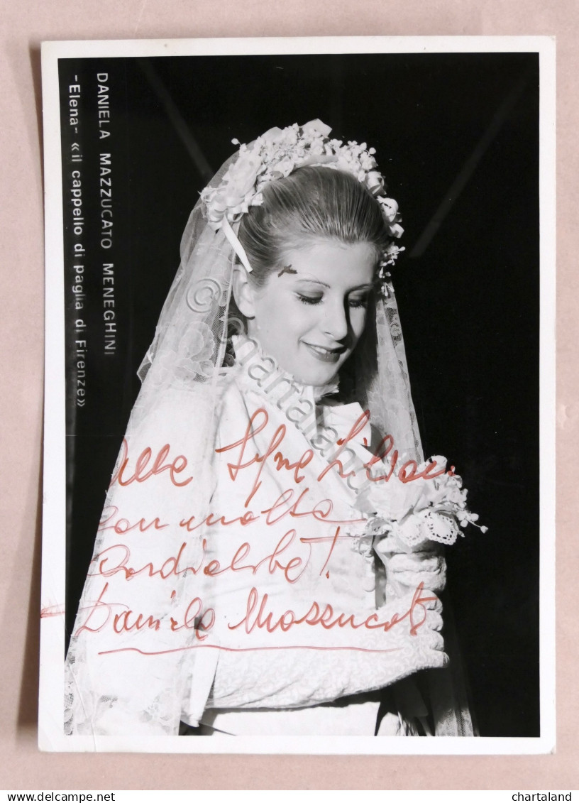 Musica Lirica - Autografo Della Cantante Soprano Daniela Mazzucato - Anni '70 - Altri & Non Classificati