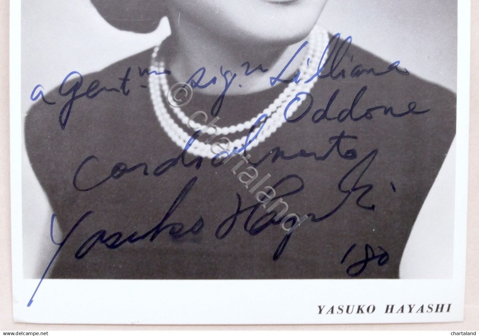 Musica Lirica - Autografo Della Cantante Soprano Yasuko Hayashi - 1980 - Altri & Non Classificati