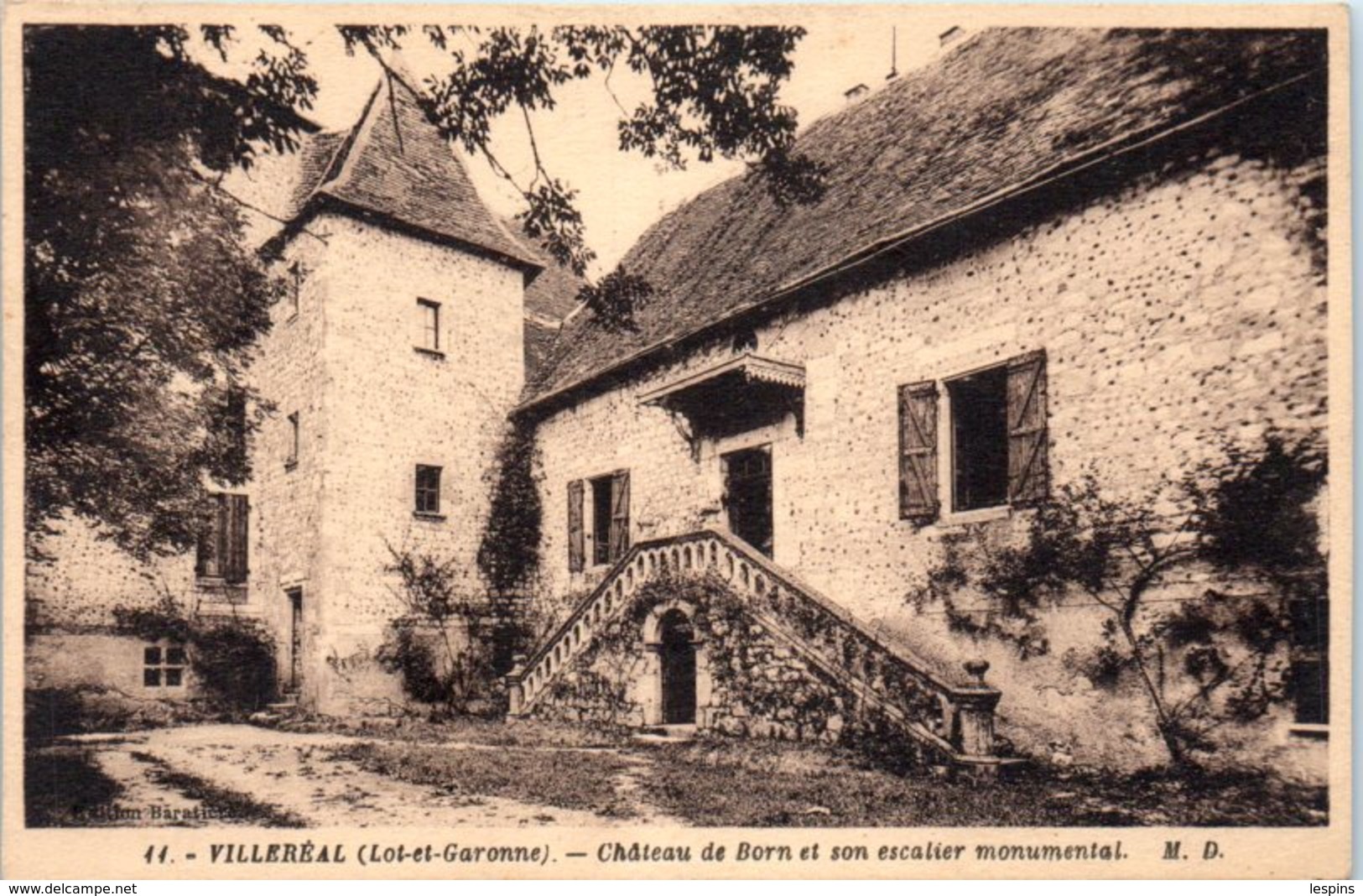 47 - VILLEREAL -- Château De Born - Autres & Non Classés