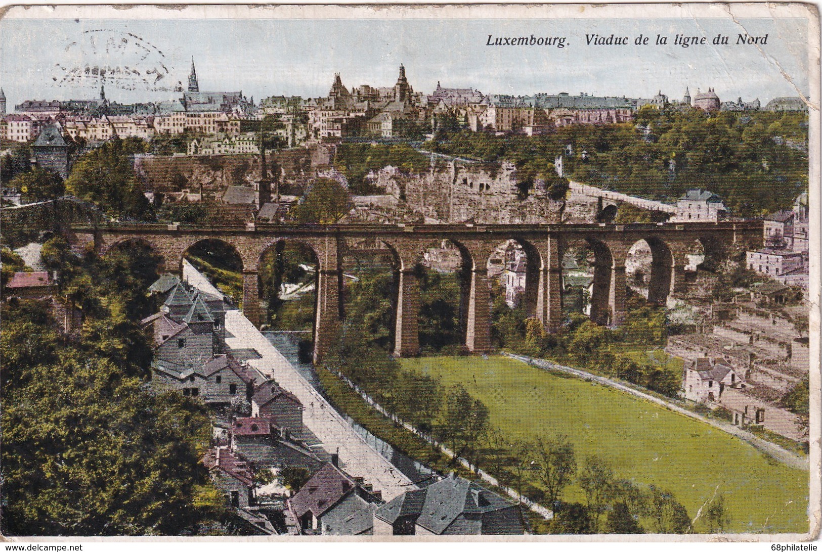 LUXEMBOURG 1930 CARTE POSTALE DE REMICH - 1926-39 Charlotte De Profil à Droite