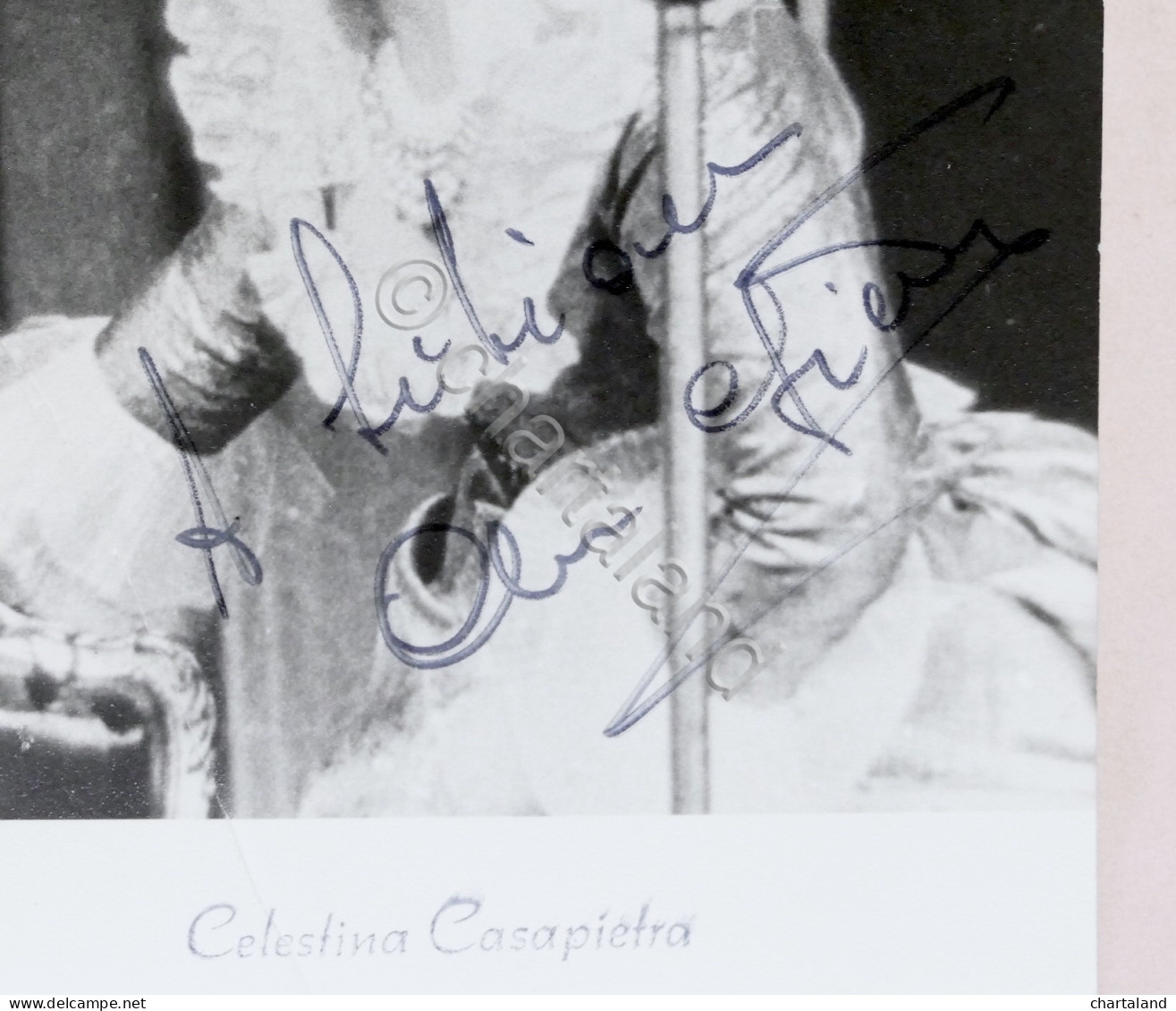 Musica Lirica - Autografo Della Cantante Soprano Celestina Casapietra - Anni '70 - Other & Unclassified