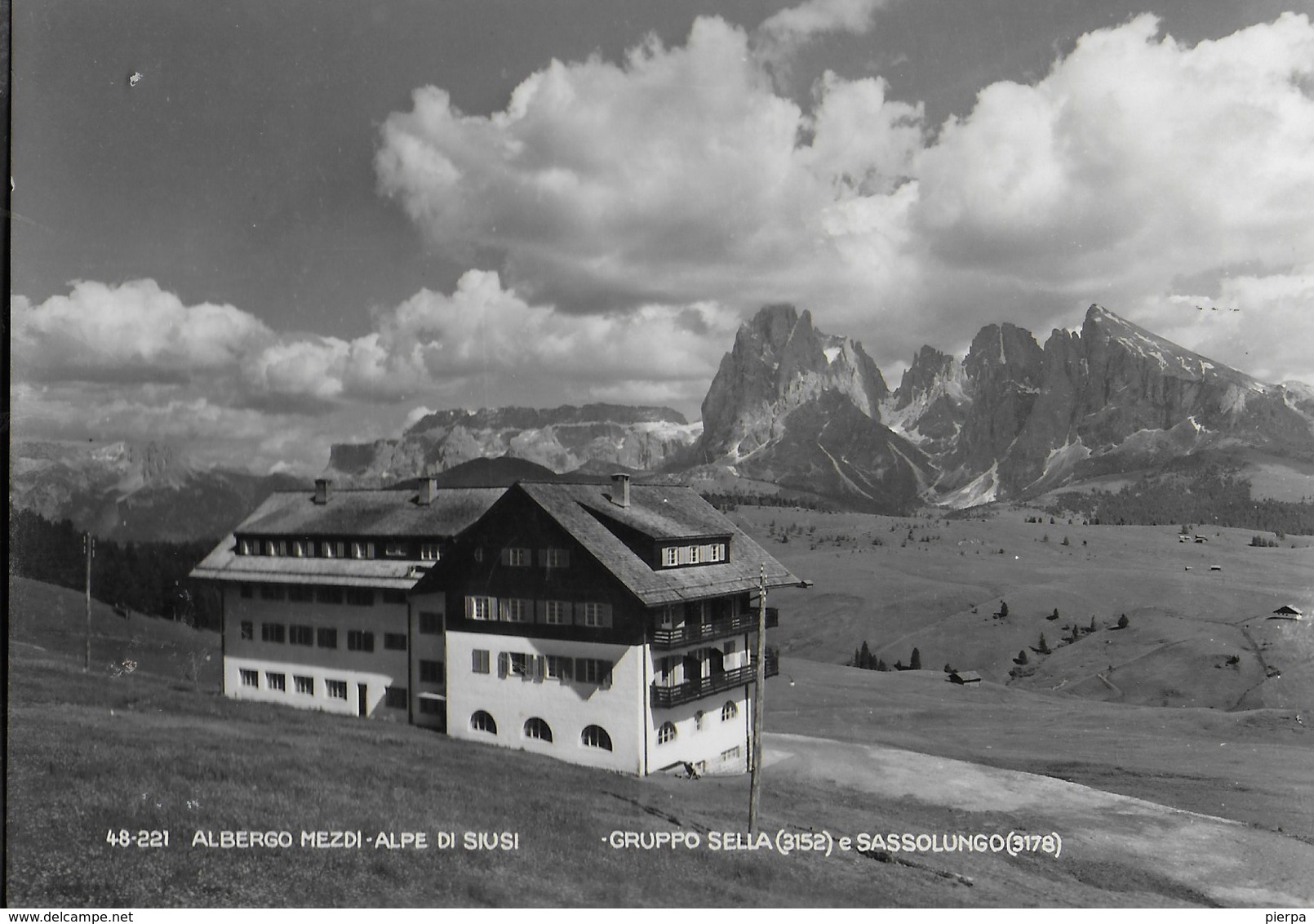 DOLOMITI - ALBERGO MEZDI - ALPE DI SIUSI - GRUPPO SELLA E SASOLUNGO - FOTOEDIZIONE GHEDINA CORTINA - NUOVA - Alpinisme