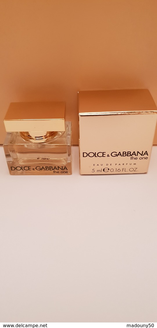 MINIATURES PARFUM DOLCE GABBANA THE ONE EDP 5ml  NEUF - Mignon Di Profumo Donna (con Box)