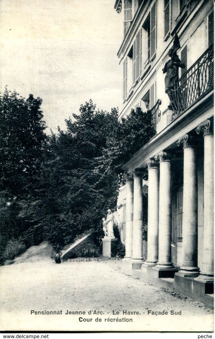 N°67848- Cpa Le Havre -pensionnat Jeanne D'Arc -cour De Récréation- - Non Classés