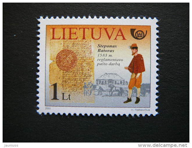 From The Post History # Lietuva Litauen Lituanie Litouwen Lithuania # 2001 MNH # Mi. 773 - Lithuania