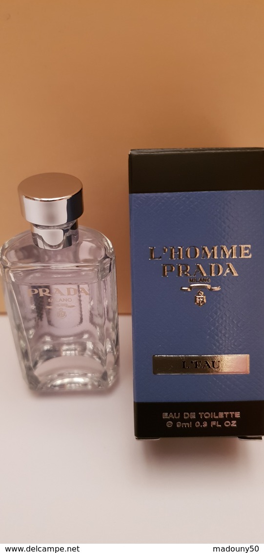 MINIATURES PARFUM PRADA L'HOMME PRADA L'EAU EDT 9ml NEUF NOUVEAUTE - Miniatures Men's Fragrances (in Box)