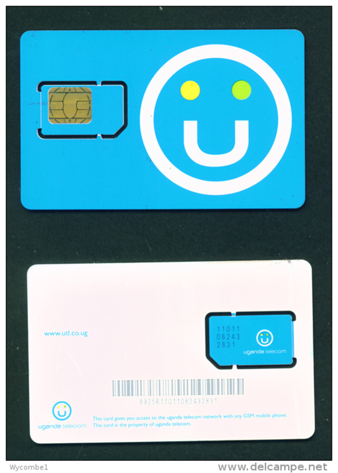 UGANDA - Mint/Unused SIM Chip Phonecard - Oeganda