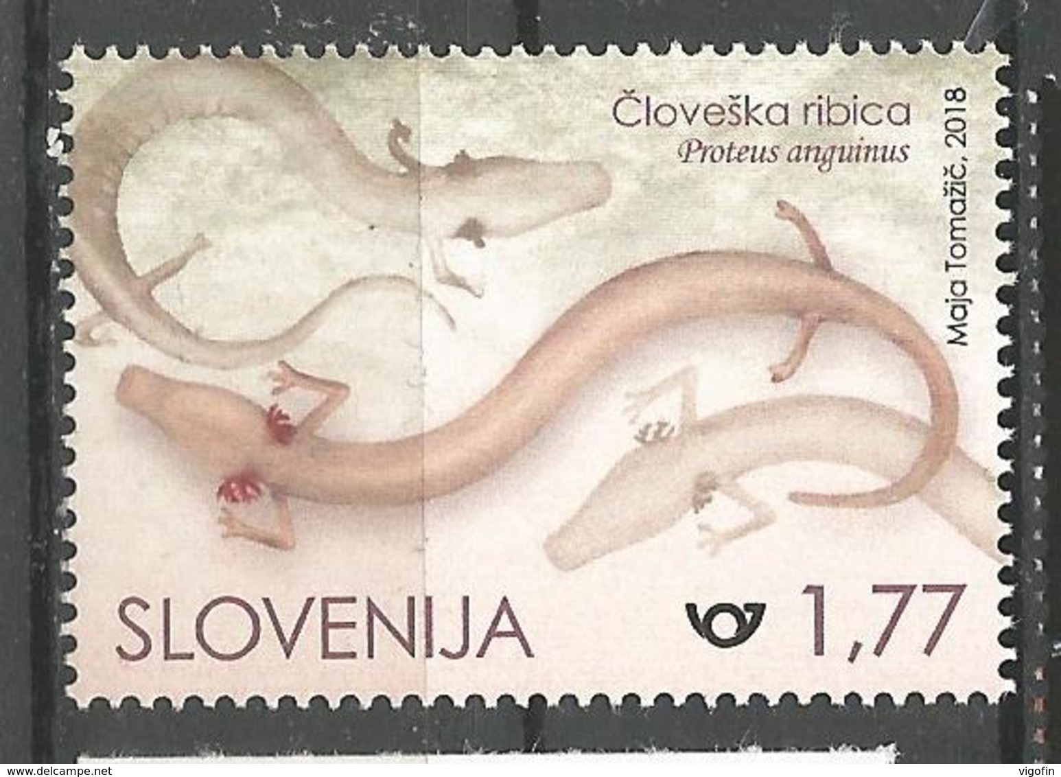 SI 2018-18 FAUNA, SLOVENIA, 1 X 1v, MNH - Slowenien