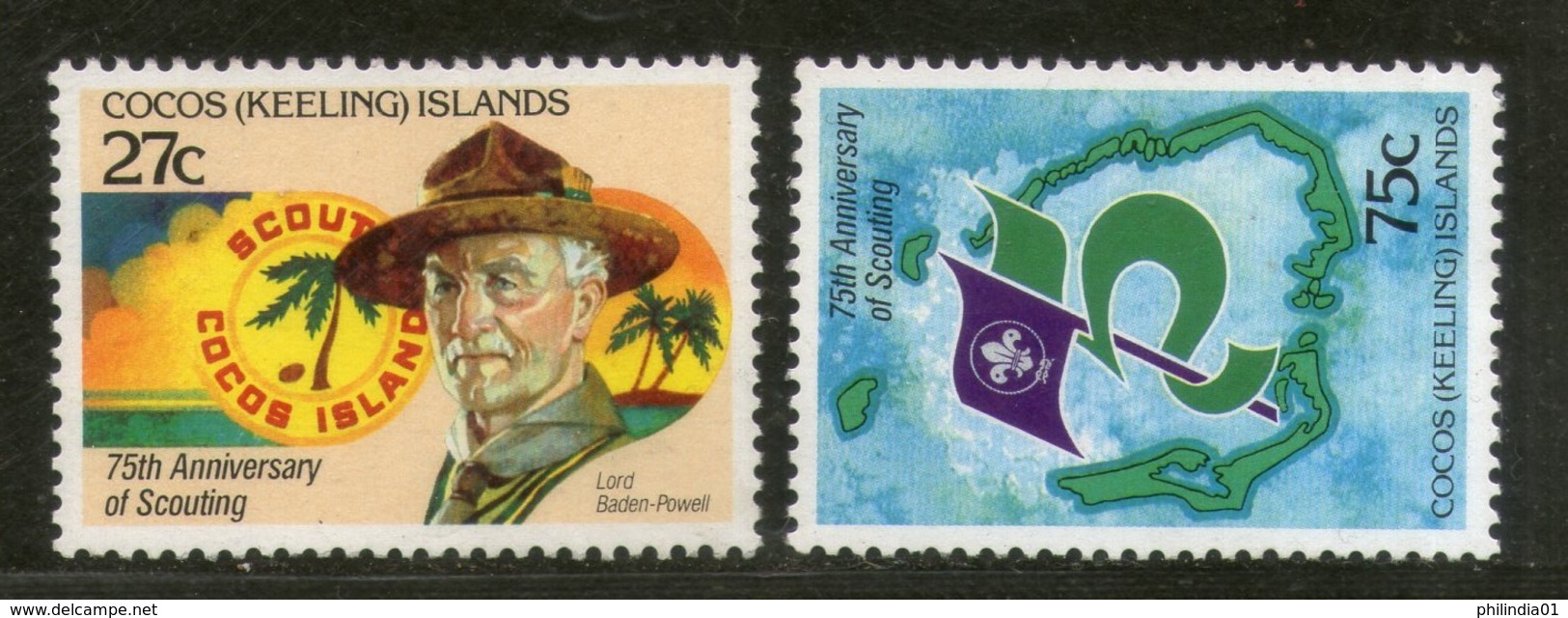 Cocos Keeling Islands 1982 Scouting Year Baden Powell Boy Scout Sc 85-6 MNH # 77 - Other & Unclassified