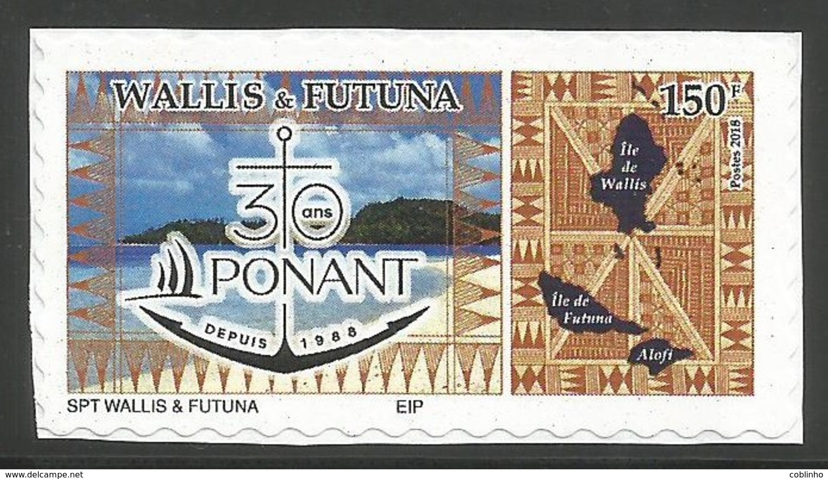 WALLIS ET FUTUNA - Timbre Personnalisé - 2018 - Ponant - Neufs