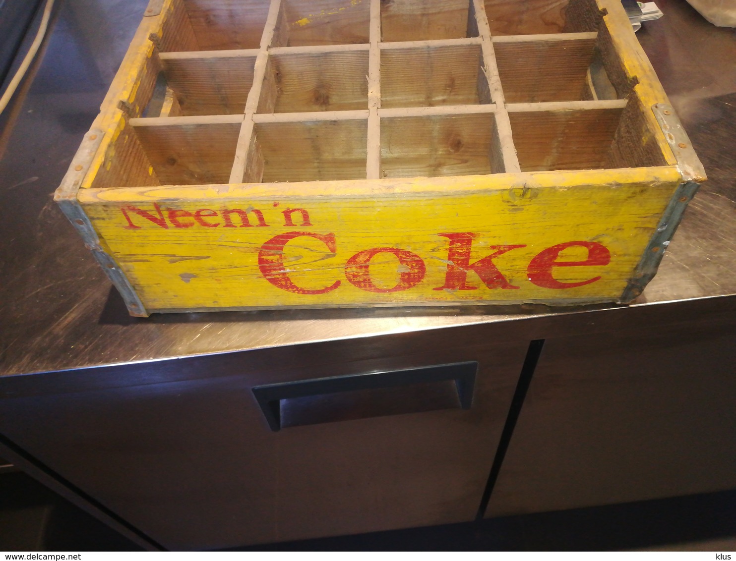 Coca Cola Oude Originele Krat Van 12 Zeldzaam - Autres & Non Classés