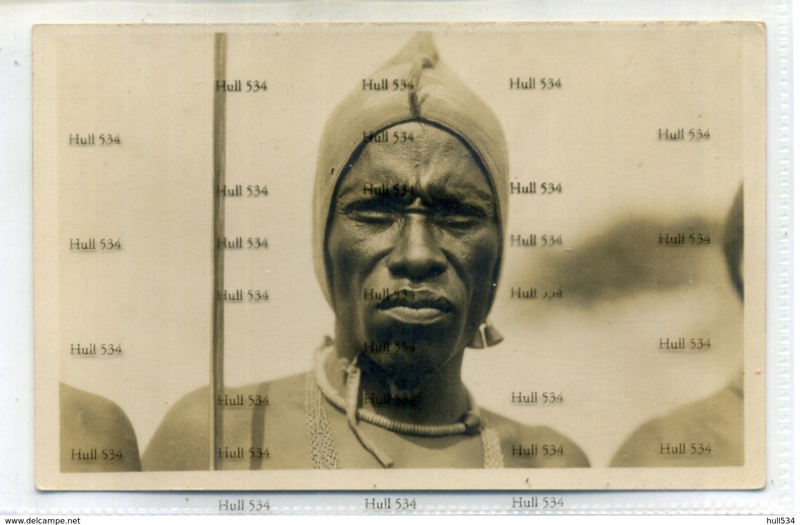 Kenya AH Wardle 1920s Postcard By Martin Johnson Of Native Man Portrait - Kenya