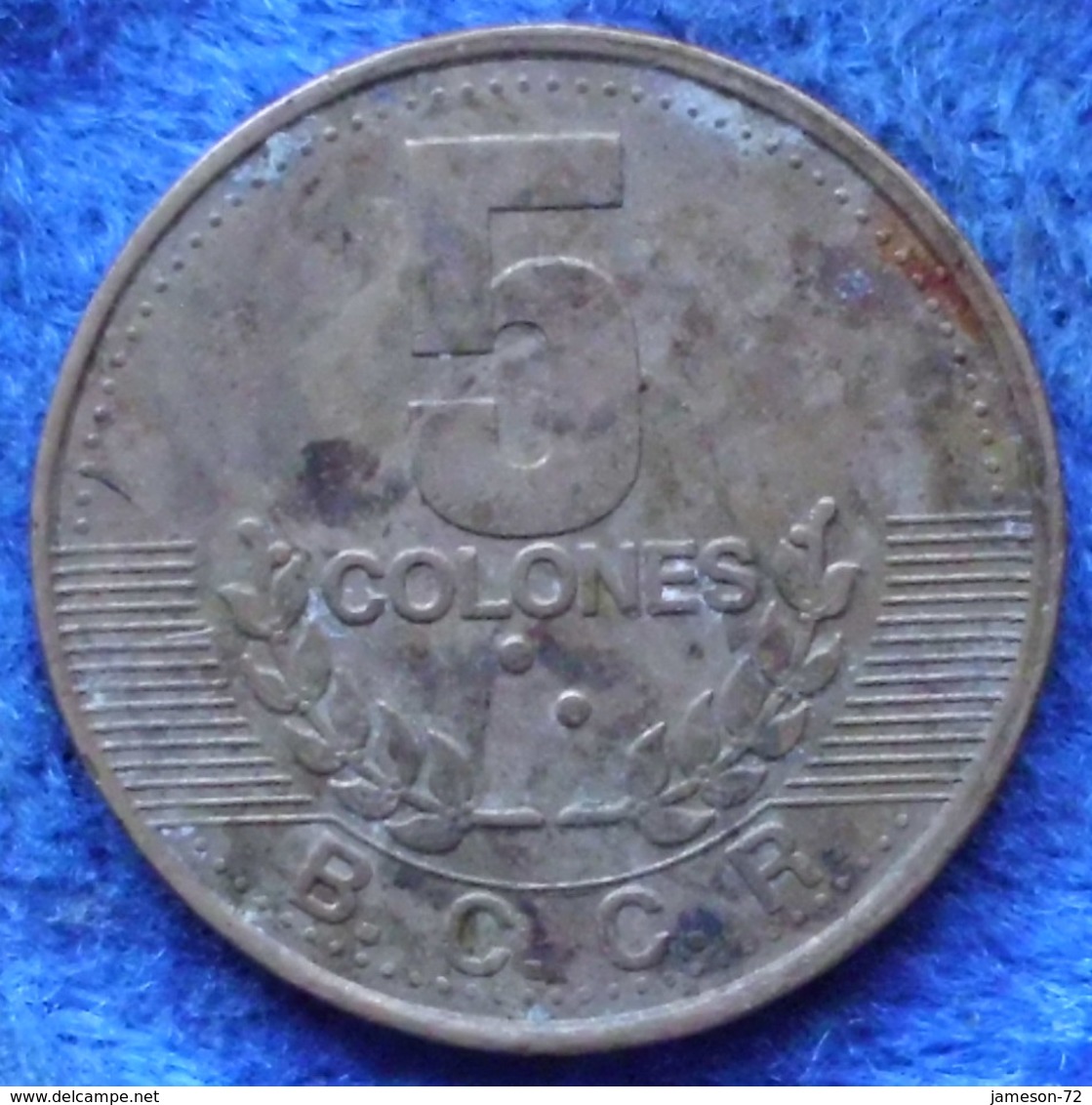 COSTA RICA - 5 Colones 1995 KM# 227 Monetary Reform (1920) - Edelweiss Coins - Costa Rica