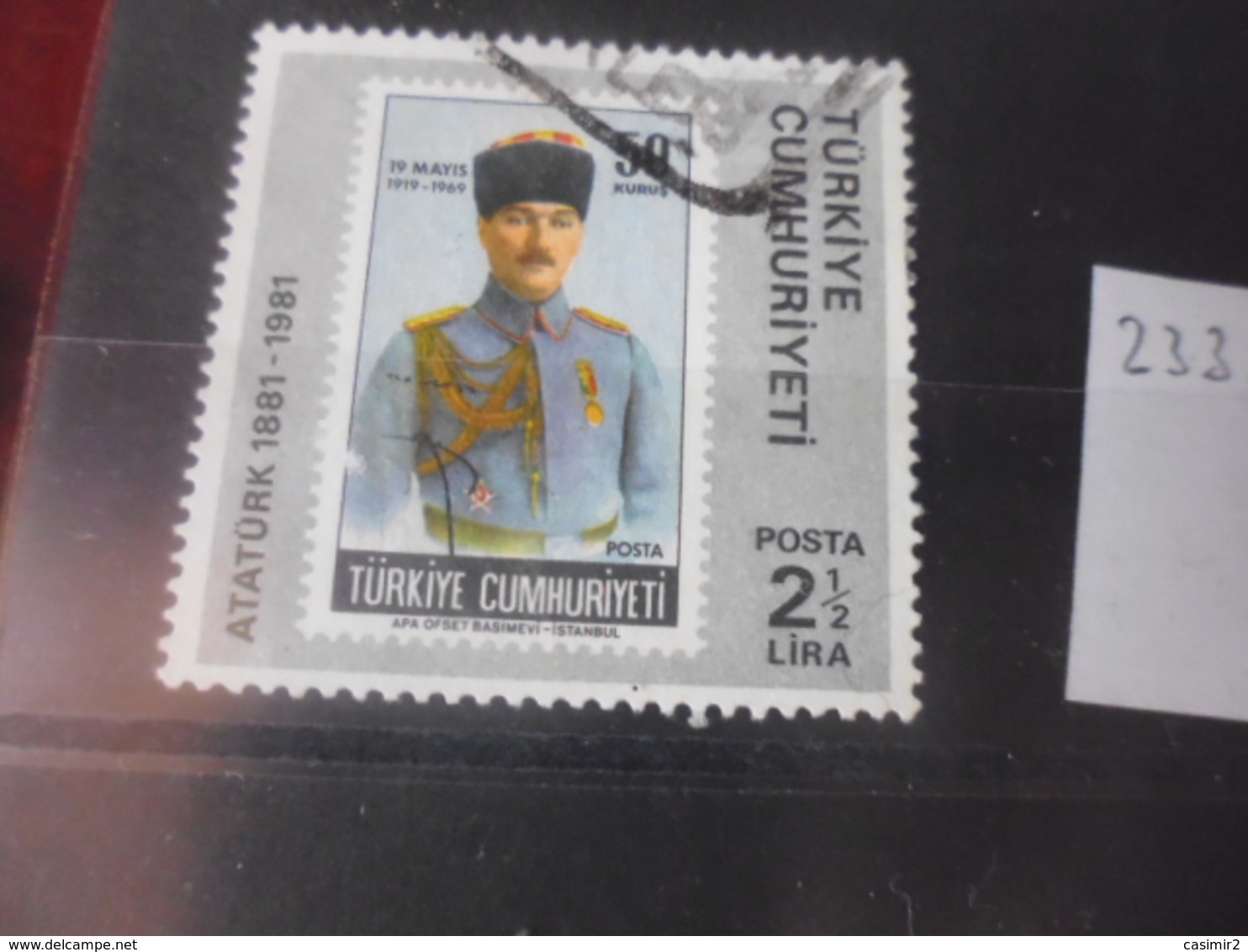 TURQUIE YVERT N°  2332 - Gebraucht