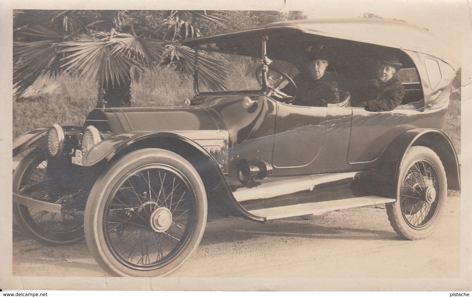 Real Photo - CADILLAC Type 30 - 1912-1914 - Old Car - Voiture Ancienne - Animation - 2 Scans - Automobiles