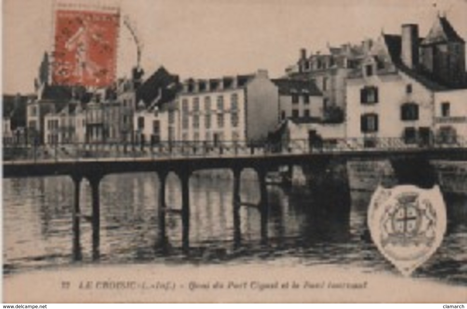 LOIRE ATLANTIQUE-Le Croisic-Quai Du Port Ciguet Et Le Pont Tournant - 72 - Le Croisic
