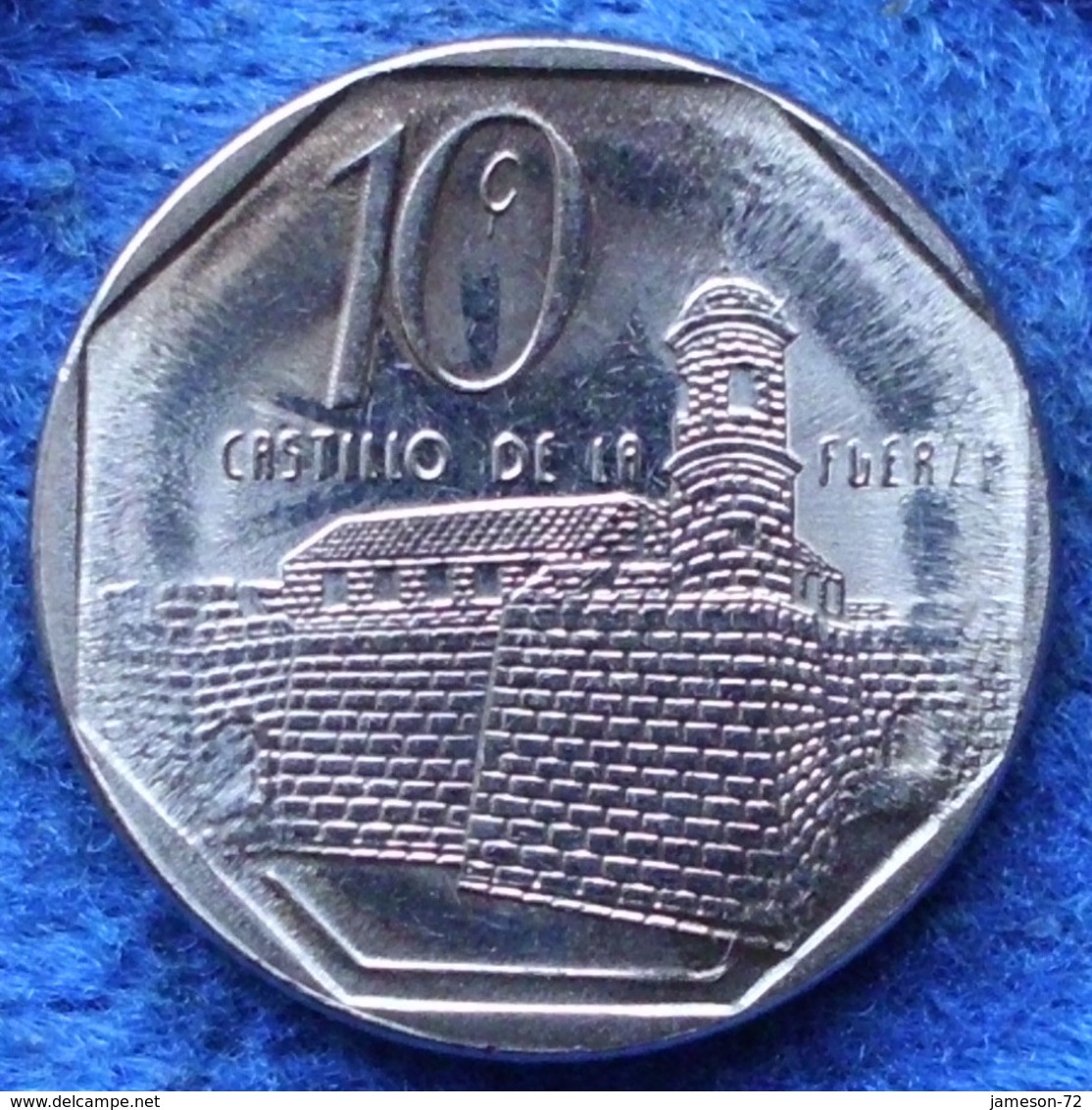 CUBA - 10 Centavos 2017 "Castillo De La Fuerza" KM# 576 Second Republic (1962) - Edelweiss Coins - Cuba