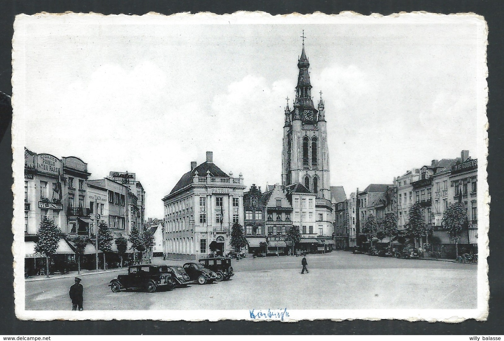 +++ CPA - COURTRAI - KORTRIJK - Grand Place Et Eglise St Martin - Nels Photothill   // - Kortrijk