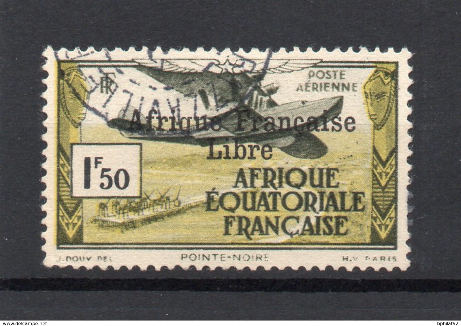 !!! PRIX FIXE : AEF, PA N°14 OBLITEREE - Used Stamps